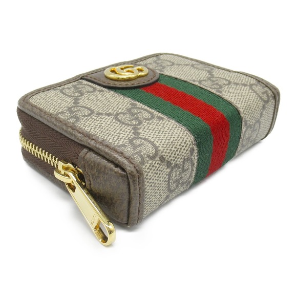 GUCCI Double G Playing Card Set Wallet/Coin Case Wallet Coated Canvas Leather... - Picture 4 of 11